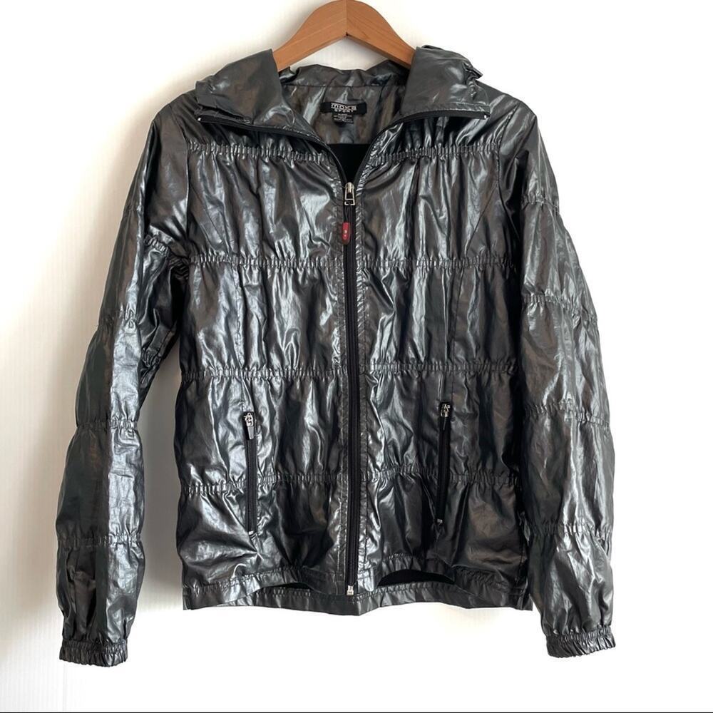 Moka Sport lightweight full front zip jacket sz small
